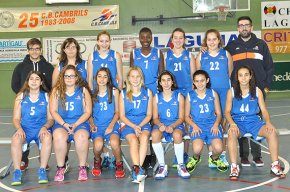 El CB Cambrils infantil femení es proclama campió de lliga