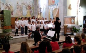 Concert del cors de l'Escola de Música a la Parròquia de Santa Maria