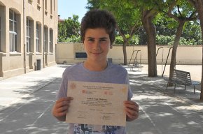 Andrés Vega, alumne del Cardenal Vidal i Barraquer, segon al concurs matemàtic Cangur