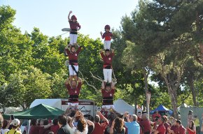 Diada castellera de la Fira amb els Xiquets de Cambrils i els Torraires de Montblanc