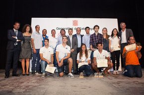 Nou regatistes del CN Cambrils són distingits a l'acte de Reconeixements Esportius Tarragona 2014