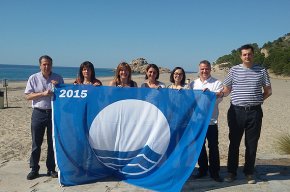 La Bandera Blava ja oneja a tres platges de Vandellòs i lHospitalet de lInfant