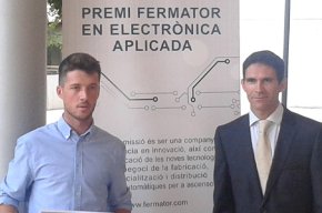 Gerard Baquer és distingit com el millor estudiant del Grau d'Enginyeria Electrònica Industrial i Automàtica de la URV