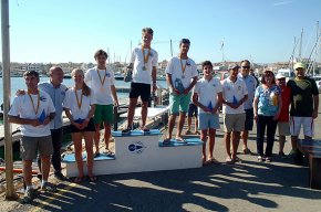 Leandre Garcia, Món Cañellas i Marcelo Cairo copen el podi del campionat de Catalunya de làser radial disputat a Cambrils
