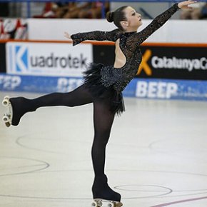 Alba Muñoz es classifica per a la Copa d'Europa de patinatge artístic 