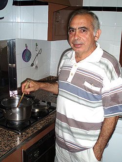 Amanida freda de popets en escabetx