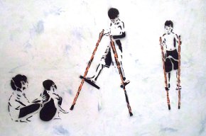 L'artista Ildefonso Pulido presenta la seva obra "Moments" al Club Nàutic