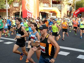Montse Rovira del Club Atletisme Cambrils, onzena al campionat de Catalunya de 10 km en ruta