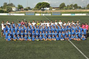 Rècord de participació al vuitè campus de futbol del Cambrils Unió