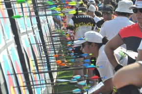 Cambrils acull el Campionat d'Espanya de Tir amb Arc, amb l'acompanyament de calor extrema i pluja