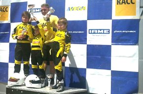 El cambrilenc Kiko García, tercer al campionat Open RACC de Karts 