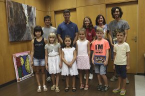 Recepció institucional a les pubilles i hereus de Cambrils