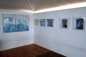 L'artista mallorquí Josep Arrom presenta la seva exposició Atlantida al Club Nàutic