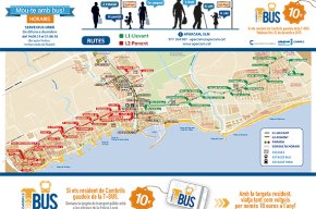 Es posen en marxa els nou horaris de bus urbà coincidint amb l'inici del curs escolar