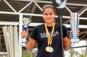 La cambrilenca Marta Bautista es proclama campiona de Catalunya de SUP