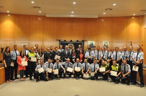 La Policia Local celebra sant Miquel amb l'acte de Lliurament de Distincions