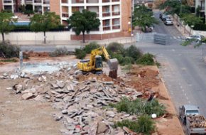 Comencen les obres del pàrquing soterrat de la plaça de la Concòrdia