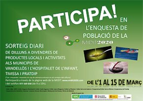 Premis per als participants en les enquestes de població que es faran des de la MIDIT 