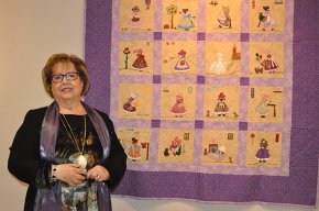 Rosana Fuster presenta "Moments de Patchwork", un treball "encadenat pel fil i l'agulla"