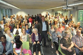 Mossèn Josep M. Font rep el reconeixement ciutadà un any després de ser apartat de la parròquia de Sant Pere