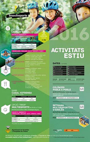 Àmplia oferta d'activitats esportives d'estiu per a infants i joves de Vandellòs i l'Hospitalet