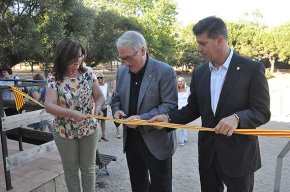 Sinaugura la passera elevada de la Vil·la Romana de la Llosa i les obres de millora al Molí de les Tres Eres