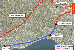 La Generalitat estudia la implantació d'un tren-tramvia entre Cambrils i Tarragona