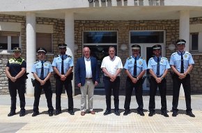 Tres agents de la policia local de Vandellòs i l'Hospitalet prenen possessió com a funcionaris del cos