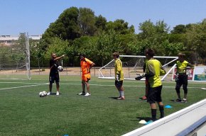 Lalberg esportiu Àster acull un campus dentrenament de porters