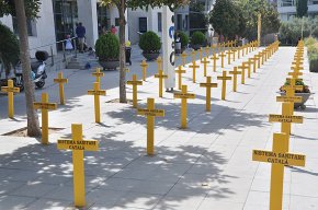 Ciutadans denuncia la utilització de la plaça de l'Ajuntament per a "campanyes independentistes de l'ANC"