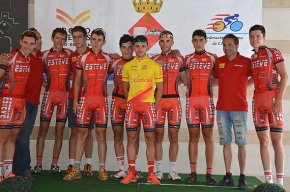 Edgar Curto disputa la darrera prova de la Copa Espanya de ciclisme