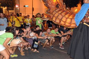 Festa i gresca nocturna amb la Pujada de la Galera