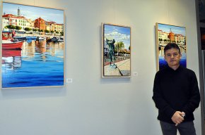 Alberto Insa: "En aquesta exposició m'he centrat en la llum del Mediterrani i en Cambrils"