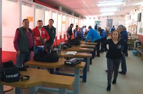 L'equip del Club de Tir Olímpic Cambrils disputa la quarta tirada del campionat Interclubs a Amposta