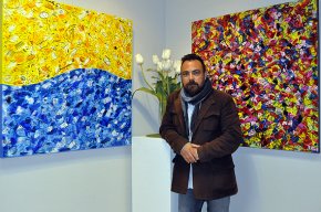 Marcel Aragonès: "Jo defineixo la meva pintura com alegre i divertida"