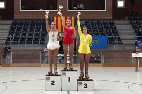Alba Muñoz i Carlos Galera, campions provincials de patinatge artístic