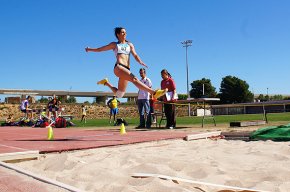 Elisa Laguna, quarta en salt de llargada del campionat de Catalunya universitari