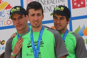 Òscar Martínez queda tercer al campionat d'Espanya de duatló per equips 
