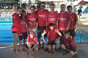 Nou nedadors alevins del Cambrils Club Natació competeixen al campionat de Catalunya d'estiu