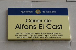 PP i Ciutadans posen al punt de mira les plaques de tres carrers cambrilencs
