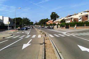 Es reordena la circulació al carrer del Castell d'Almansa, a Vilafortuny