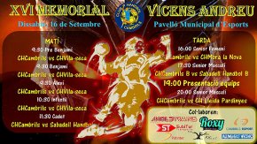 El Club Handbol Cambrils celebrarà, demà, el seu Memorial Vicens Andreu