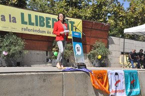 Primer acte polític de campanya a Cambrils pel Sí al referèndum