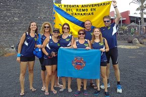 Èxit dels Vogadors Vent dEstrop a la VI Regata de Bateles Caleta de Fuste de Fuerteventura 