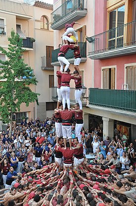 Els Xiquets de Cambrils descarreguen el segon 3 de 7 de la temporada