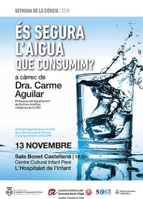 L'Hospitalet de l'Infant celebrarà la Setmana de la Ciència amb una xerrada sobre l'aigua