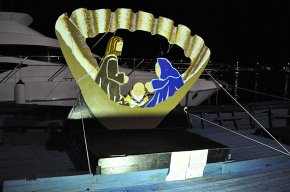 S'inaugura el pessebre Escolta al port de Cambrils