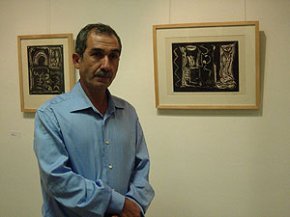 Kamal Sultan exposa els seus gravats a la Sala Àmbits, sota el títol "La palmera i la mar"