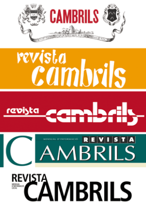 Canvi en el disseny de la capçalera de Revista Cambrils