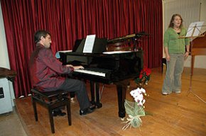 L'aula de cant de l'Escola Municipal de Música ofereix un concert dedicat a l'any Mozart